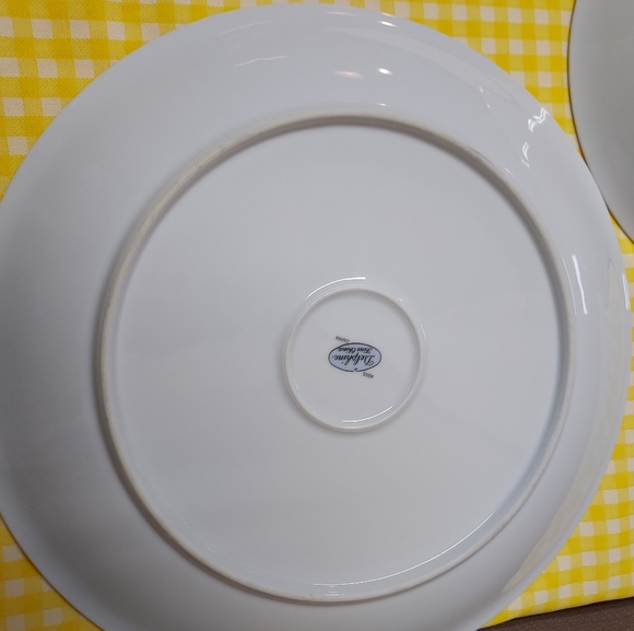 Vintage Delphine Blue Rose fruit bowl & 2 serving plates - Picture 5 of 6